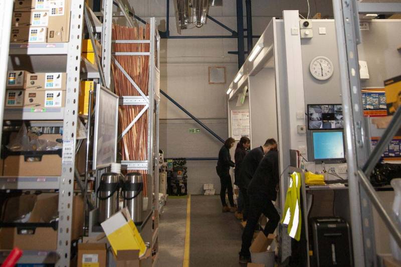 Industrial Area Radiant Heating