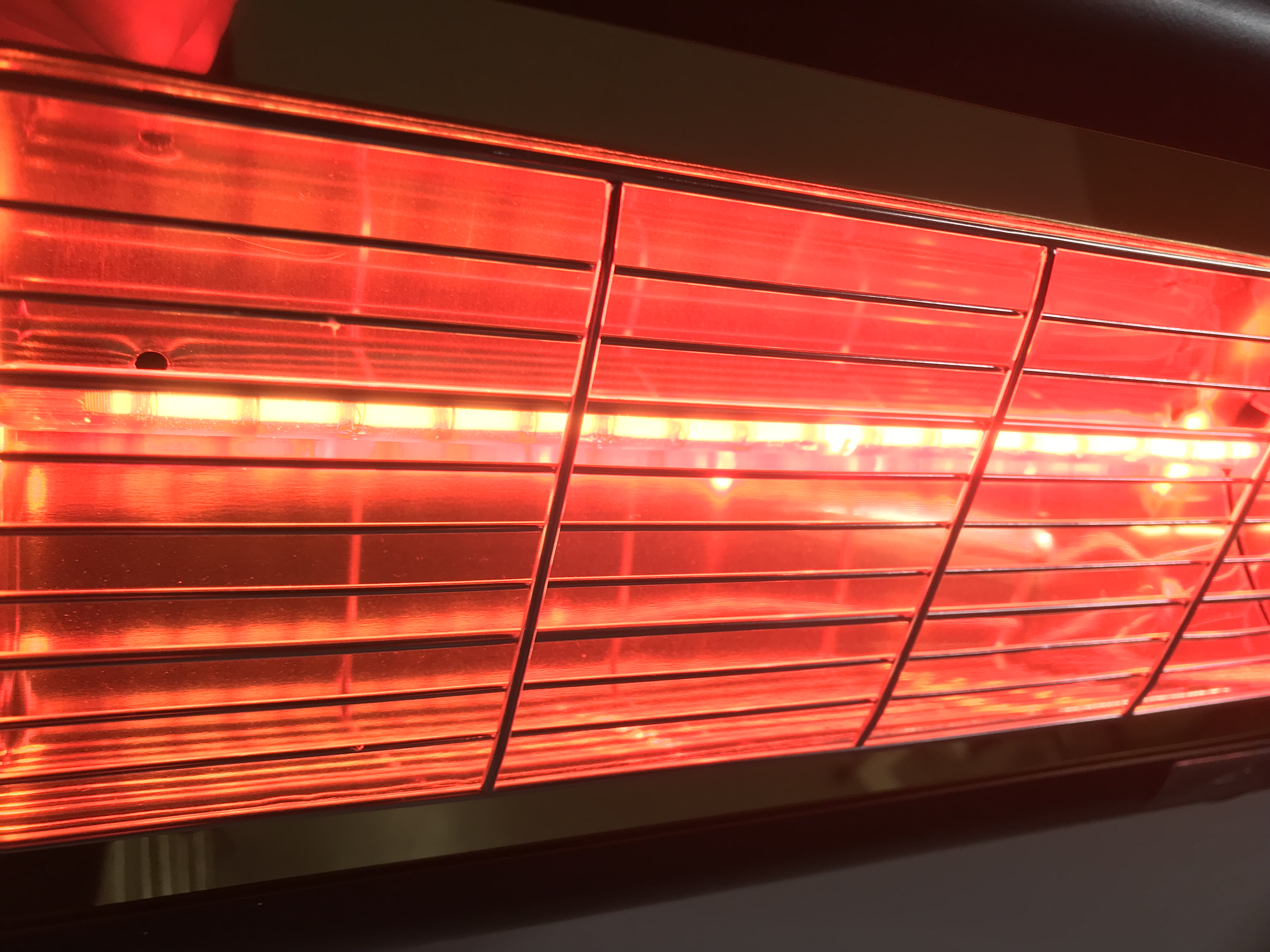 Infrared Heaters are almost instantaneous and comfort levels are reached very quickly